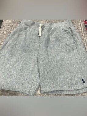 Polo by Ralph Lauren boy’s Gray Cotton Drawstring Shorts